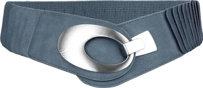 Produktbild von irisaa breiter Damen Gürtel Elastischer Taillengürtel, Hüftgürtel Stretch Gürtel mit Hakenverschluss