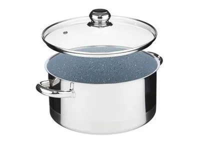 Zdjęcie produktu dla KOLIMAX - Czeskie naczynia ze stali nierdzewnej Garnek z pokrywką KOLIMAX CERAMMAX PRO STANDARD - granitowo-szary, 26 cm, 6,5 l