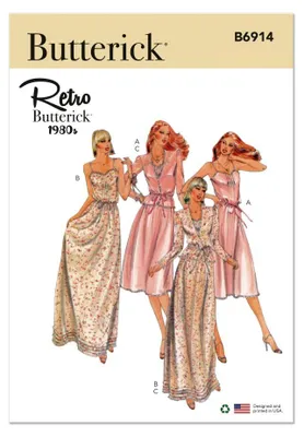 Produktbild von Butterick B6914F5 Damenkleid & Jacke 44-52 Schnittmuster