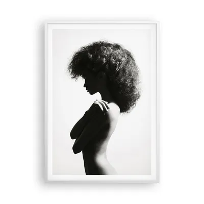 Produktbild von Gerahmtes Poster - Weißer Rahmen - Frau Nacktheit Körper - 70x100 cm - Wand Bild - Wanddeko - Wandbilder - Kunstposter - Wandposter - Bilderrahmen - Bilder - Kunstdruck - P2WPA70x100-4946