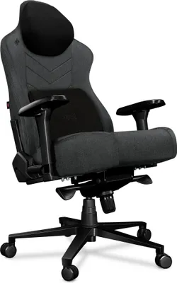 Zdjęcie produktu dla Fotel gamingowy biurowy YUMISU 2053 Magnetic Tkanina Gray Black, Fotel gamingowy materiałowy, szaro-czarny