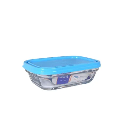Produktbild von Rechteckige Lunchbox mit Deckel Duralex Freshbox Blau 400 ml