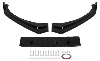 Productafbeelding van Voorbumperlip, stijlvolle splitter, bodykit voor de luchtinlaat, vervanging voor GT86 FT86 FR-S facelift model 2012–2020, glanzend zwart