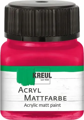 Image de Kreul 75215 Peinture acrylique Carmin 20 ml 1 pc