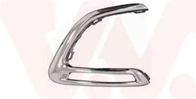 Image de VAN WEZEL Baguette décorative pare-chocs avant gauche adaptée pour PEUGEOT 108