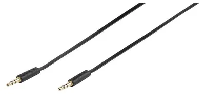 Obrázok produktu pre ViVanco™46/10 25FG, 3.5mm, Samec, 3.5mm, Samec, 2,5 m, Čierna