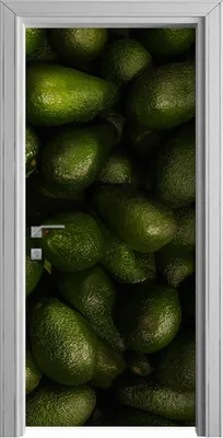 Produktbild von Tür Selbstklebende 90x210 cm Türfolie Türtapete Klebefolie - Awokado