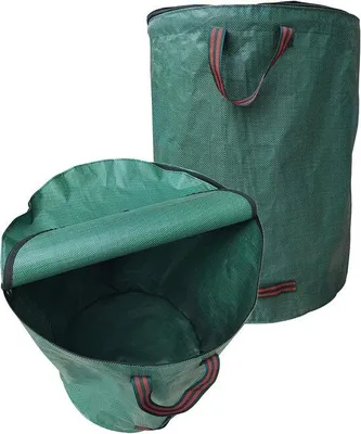 Produktbild von Famanu Gartenabfallsäcke 120L - Wasserfest und kompakt - Set - Ideal für große Gärten