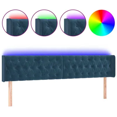 Zdjęcie produktu dla VidaXL 3123636, Ciemny Niebieski, Poliester, Drewno, 1830 mm, 78 cm, 88 cm, 160 mm
