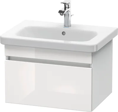Produktbild von Waschtischunterbau DURASTYLE 448x580x398mm weiß hochglanz/weiß matt weiß hochglanz/weiß matt