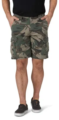 Obrázek produktu pro Pánské cargo kalhoty Wrangler Authentics, klasický střih, elastický materiál, barva: olivová, velikost: 48