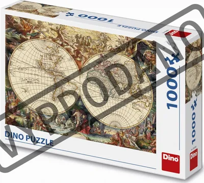 Zdjęcie produktu dla Dino Puzzle Mapa historyczna 1000 elementów