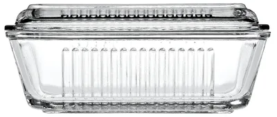 Produktbild von Butterdose 17 x 10 cm, ideal zur Aufbewahrung von Butter und Aufstrichen, praktisch und stilvoll