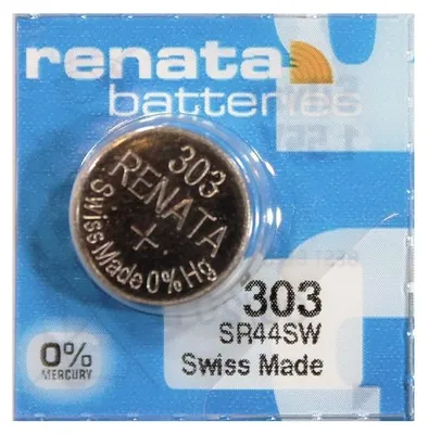 Obrázek produktu pro Renata 303 SR44SW Mincej Baterie 1 55V Renata 303 SR44SW