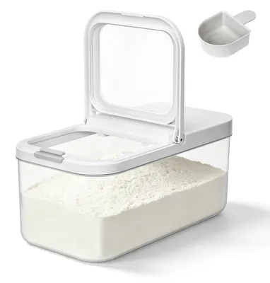 Immagine prodotto di Solidchoice - Contenitore trasparente da 6 litri per la conservazione di riso e alimenti secchi