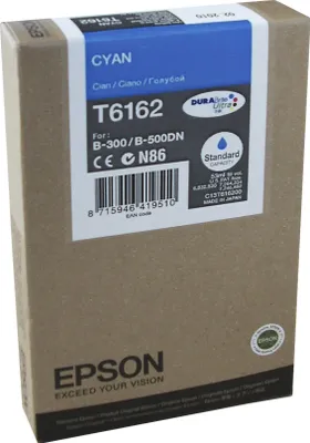 Produktbild von Epson Tintenpatrone cyan T 616 Stand. Cap.  53 ml  T 6162
