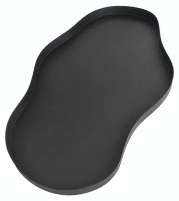 Produktbild von LOFT42 Serva Metalltablett – Schwarz – 65x37