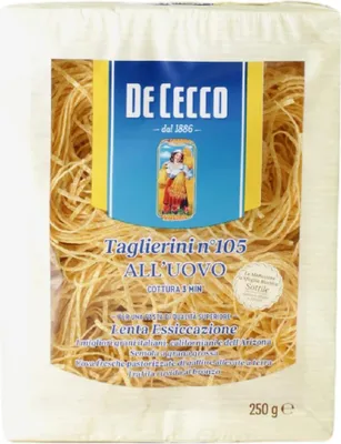 Produktbild von De Cecco Taglierini all'uovo 250g