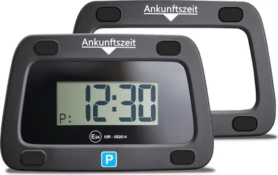 Produktbild von Parkwächter Digitale Parkscheibe mit 2 Scheibenadapter entspricht StVo