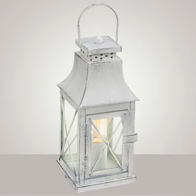 Immagine prodotto di Lampada da tavolo vintage grigia, trasparente