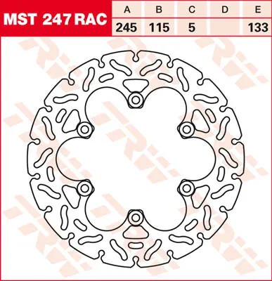 Obrázek produktu pro TRW Bremsscheibe MST247RAC