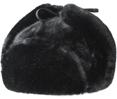 Zdjęcie produktu dla Kangol Black Faux Fur Trapper K4301ST