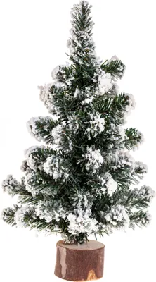 Zdjęcie produktu dla Choinka stroik z ośnieżonymi gałązkami, 25 cm