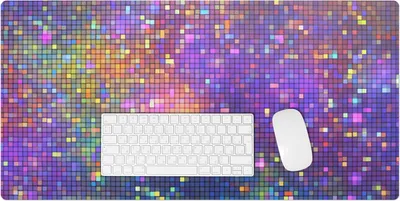Produktbild von Pixelmosaik – Schreibtischunterlage – Rutschfeste Tischunterlage – Schreibtischmatte für Büro & Zuhause – Schreibunterlage – Mauspad – Tischmatte – 90 x 45 cm