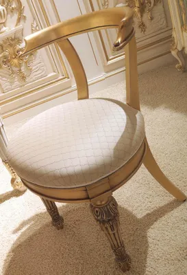 Produktbild von Esszimmer Lehnstuhl Barock neu Polsterstuhl Luxus Sessel Stuhl Stühle Wohnzimmer