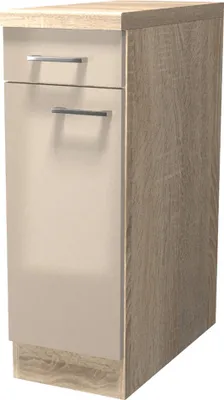 Produktbild von Küchenunterschrank - 30 cm breit - Kaschmir Glanz Sonoma Eiche – Neapel