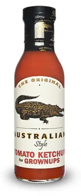 Zdjęcie produktu dla Oryginalny australijski ketchup pomidorowy z chili dla dorosłych 355 ml