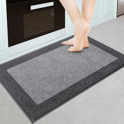 Obrázek produktu pro Omgoods - Průtoková podložka podlahová, 60 x 90 cm - Protiskluzová podložka do dveří, vhodná do kuchyně a koupelny