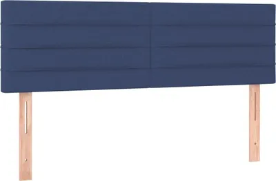 Obrázek produktu pro vidaXL Čela postele Modrá 144 x 5 x 78/88 cm Látka