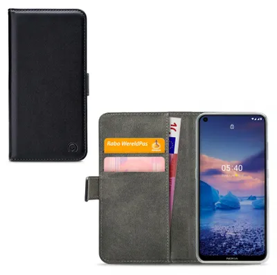 Produktbild von Mobilize Classic Gelly Wallet Handyhülle für Nokia 5.4 Hülle Klapphülle Geldbörse - Schwarz