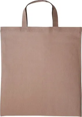 Immagine prodotto di Borsa in cotone Nutshell con manici corti RW7109 (taglia unica) (marrone chiaro)