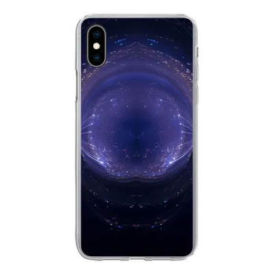 Produktbild von MuchoWow® Handyhülle Schutzhülle Hülle für iPhone Xs Licht - Abstrakt - Nacht Silikon Softcase Handy Hülle - Handytasche