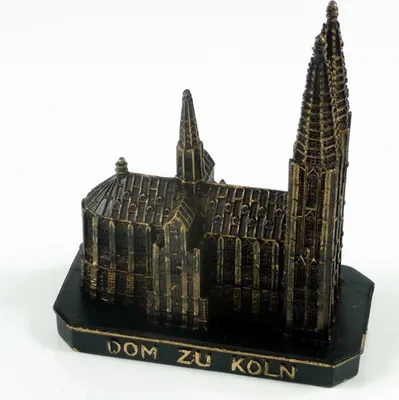 Produktbild von Kölner Dom Kirche Deutschland Modell Figur Statue kupfer 13 cm
