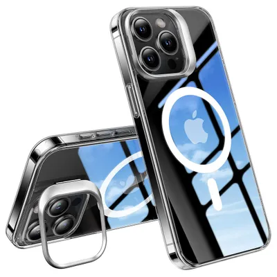 Produktbild von Torras Lstand-Hülle für iPhone 15 Pro – transparent