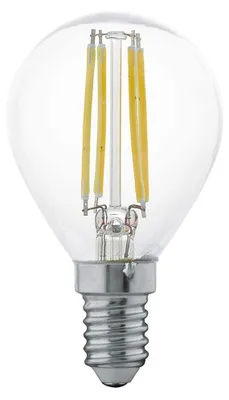 A clear, professional studio shot of an LED light bulb.