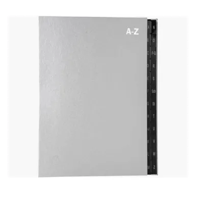 Produktbild von Exacompta Pultordner 24 Fächer Register A-Z DIN A4 Silber
