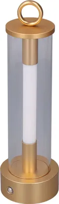 Image de Lampe de table portable en métal 2200K blanc chaud 3 modes d'éclairage Lampe de table rechargeable sans fil