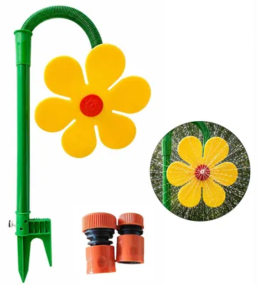 Produktbild von Rasensprenger Garten 360° drehbar, Blumen Wassersprinkler für Rasen und Garten, Gartensprenger als Kinder Wasserspielzeug für Sommer Outdoor