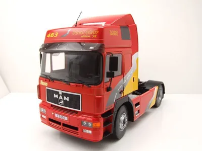 Produktbild von MAN F2000 Zugmaschine 1994 rot Modellauto 1:18 MCG