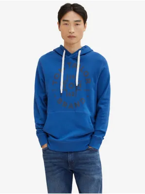Produktbild von Blauer Tom Tailor Hoodie für Männer