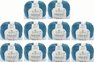 Productafbeelding van 10 bollen DMC Natura Just Baumwolle - zacht en mat garen, 100% gekamd katoen, kleur 302 (kleur N878)