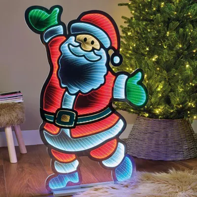 Produktbild von Infinity-Light Weihnachtsmann-Dekoration – 90 cm