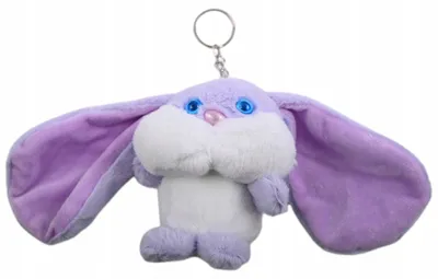 Produktbild von Plüsch Hase Schlüsselanhänger Süßer Osterhase Anhänger für Rucksack Tasche Geschenkidee