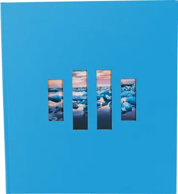 Image de Exacompta Album photo livre 60 pages noires Milano Bleu 16071E