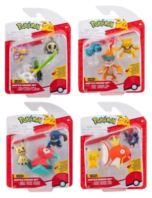 Produktbild von Pokémon Battle Figure Actionfiguren 3er Pack ver. 25 Sortiment (4)