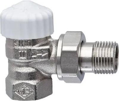 Image de IMI Heimeier Partie inférieure de vanne thermostatique V-Exact II, forme d'angle, 1/2 pouce, 1 pièce.